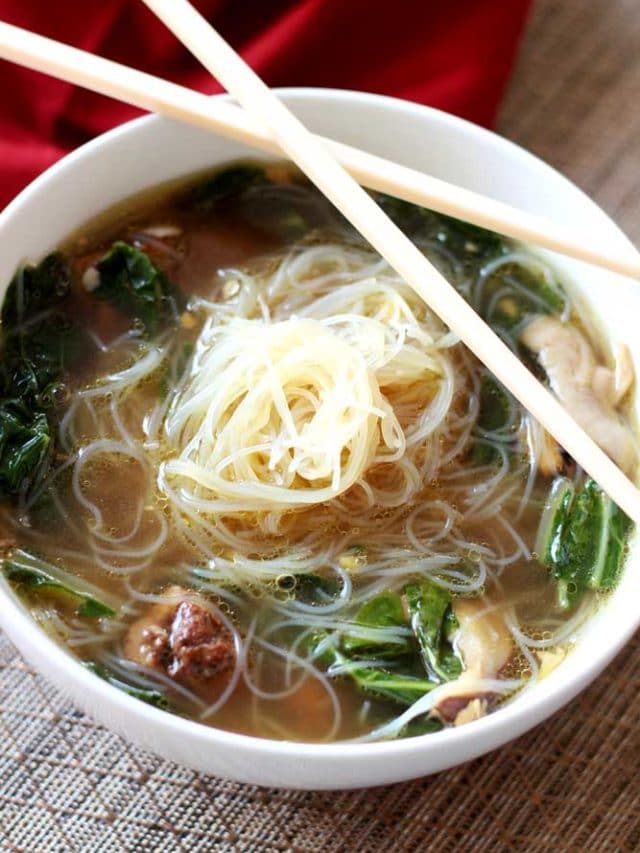 Asian Chicken Noodle Soup - Recipes Worth Repeating