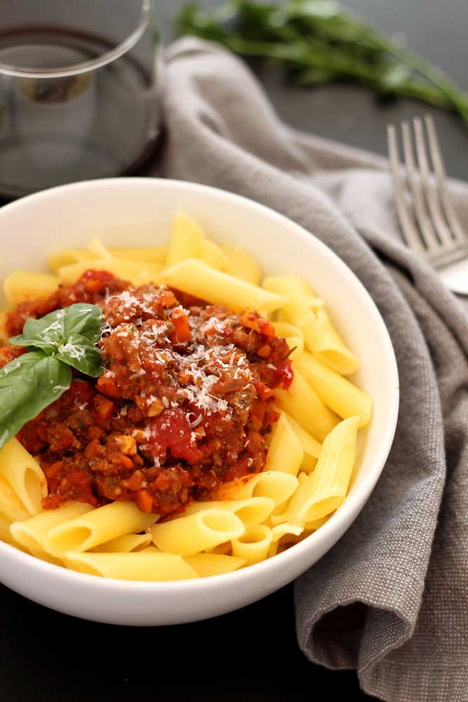 kristal Valkuilen is genoeg Penne Pasta with Italian Marinara Sauce - Recipes Worth Repeating