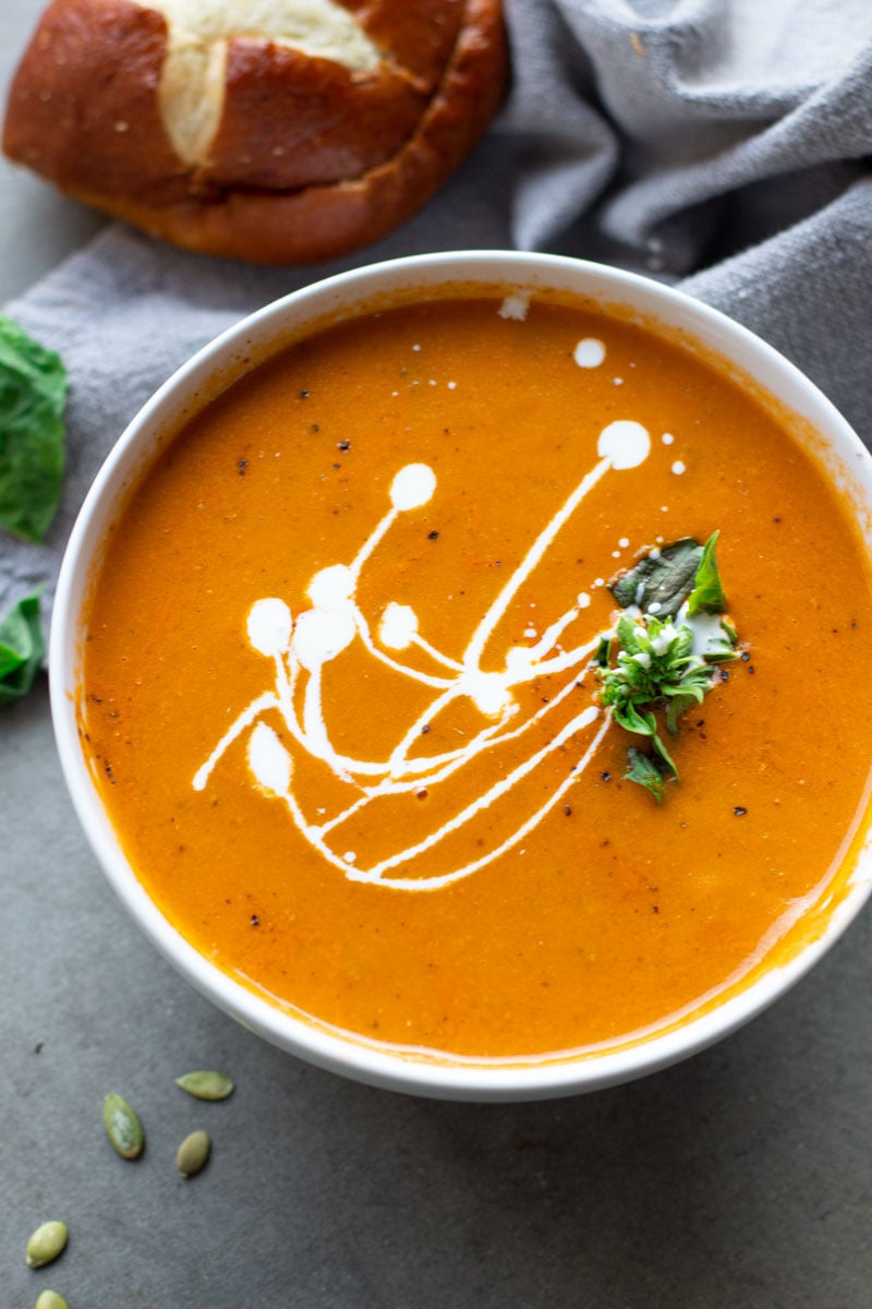 Creamy Tomato Basil Soup Recipe Recipes Worth Repeating