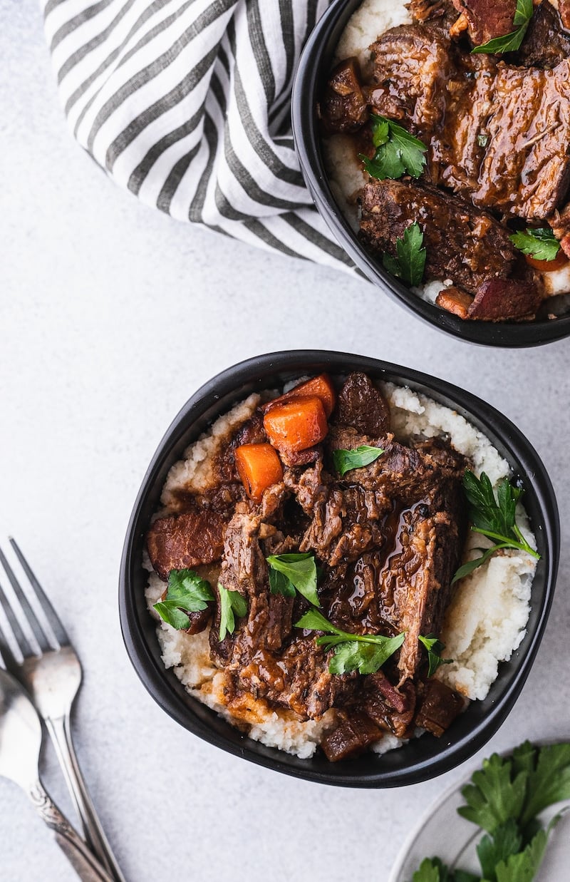 Low-Carb Braised Beef with Gravy