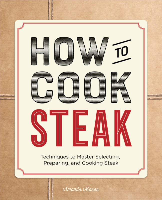 Book cover titled How To Cook Steak.
