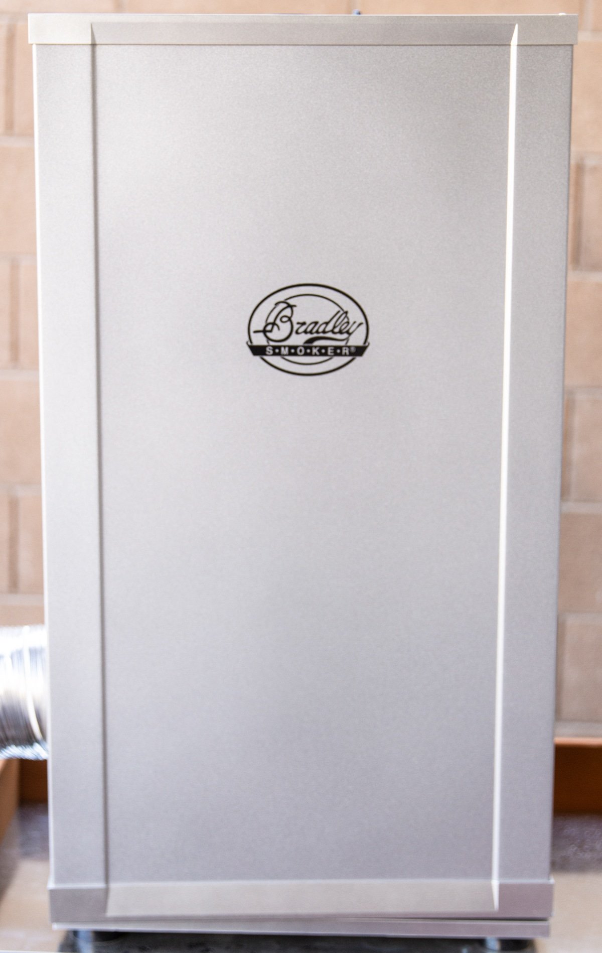 Picture of a bradley electric smoker. 