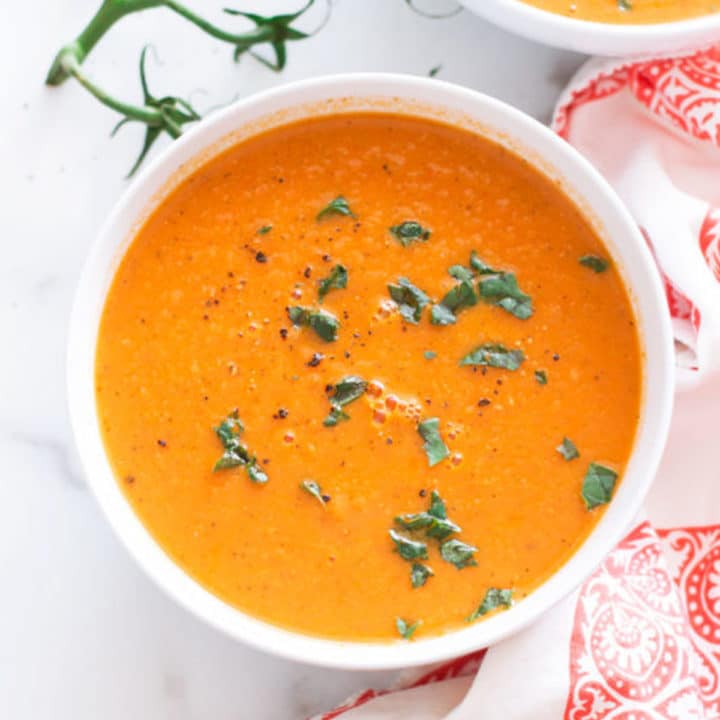 Creamy Tomato and White Bean Soup - Recipes Worth Repeating