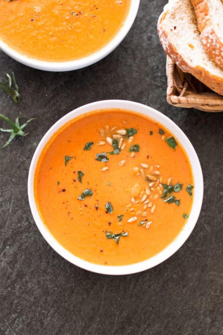 Creamy Tomato and White Bean Soup - Recipes Worth Repeating