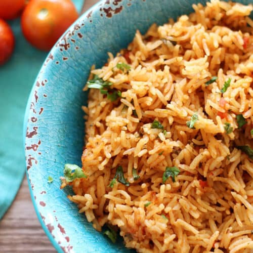 instant pot spanish rice diced tomatoes