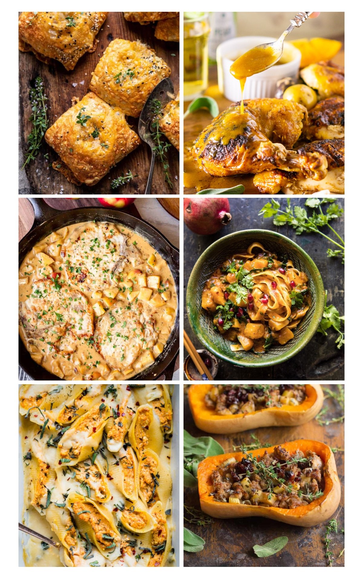 Six different fall dinner recipes
