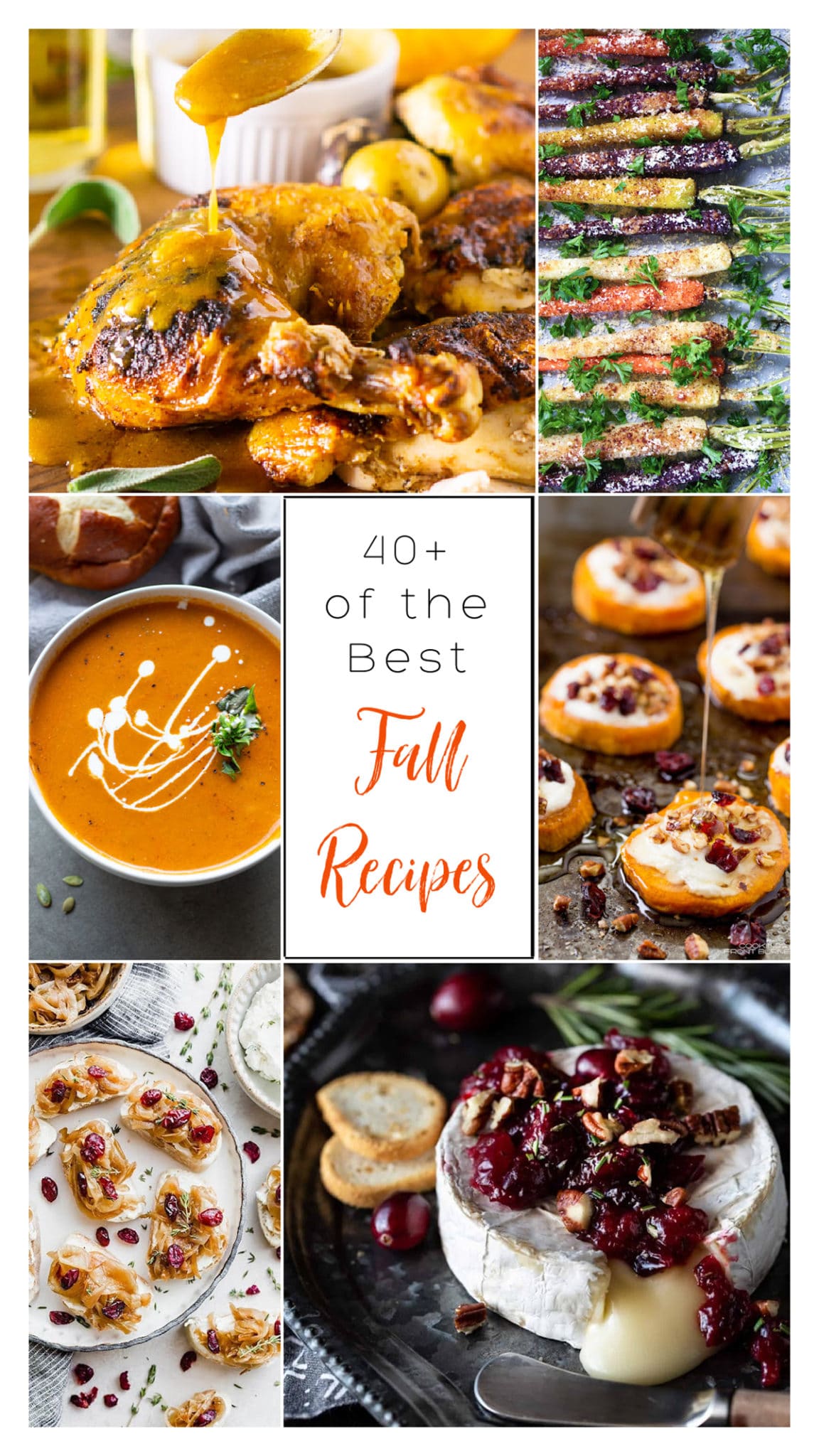 Collage of the best fall recipes.