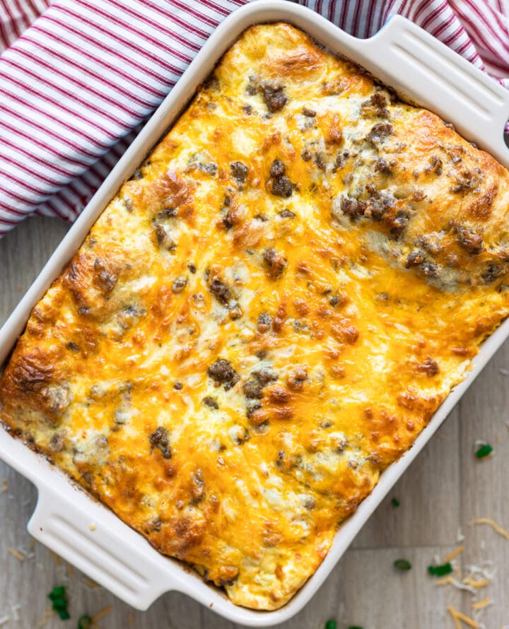 Sausage Egg Casserole - Recipes Worth Repeating